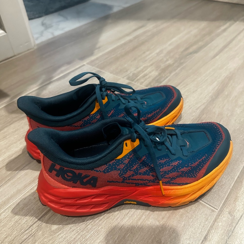 Hoka women’s trail  Shoes - Blue and Orange